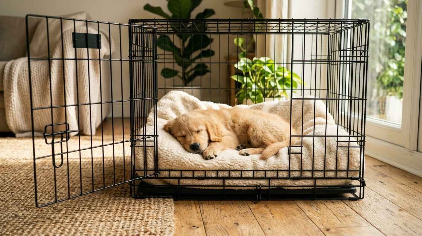 How to Crate Train a Puppy Without Crying?